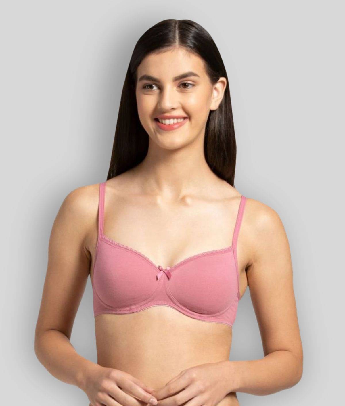     			Jockey Cotton T-Shirt Bra - Beige