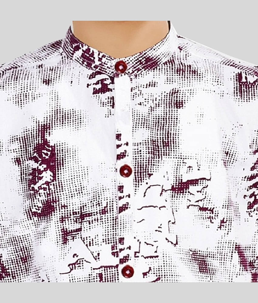 Made In The Shade Pack of 1 Boys 100% Cotton Half Sleeves Shirt ( Maroon )