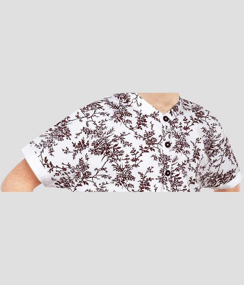 Made In The Shade Pack of 1 Boys 100% Cotton Half Sleeves Shirt ( Maroon )