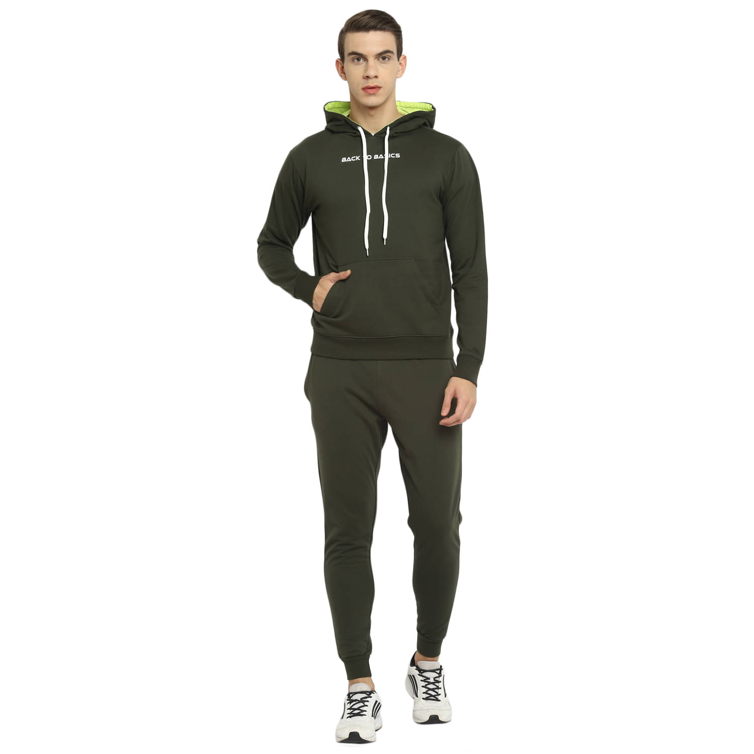 OFF LIMITS - Green Fleece Regular Fit Solid Men's Sports Tracksuit ( Pack of 1 ) OFF LIMITS - Green Fleece Regular Fit Solid Men's Sports Tracksuit ( Pack of 1 )