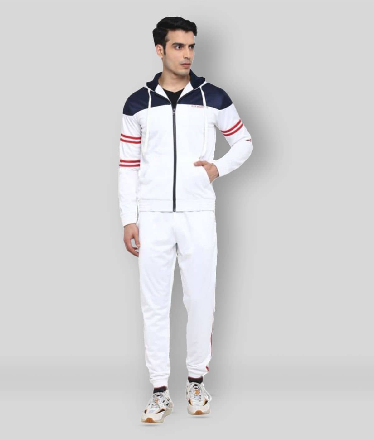 OFF LIMITS - Multicolor Polyester Regular Fit Colorblock Men's Sports Tracksuit ( Pack of 1 )