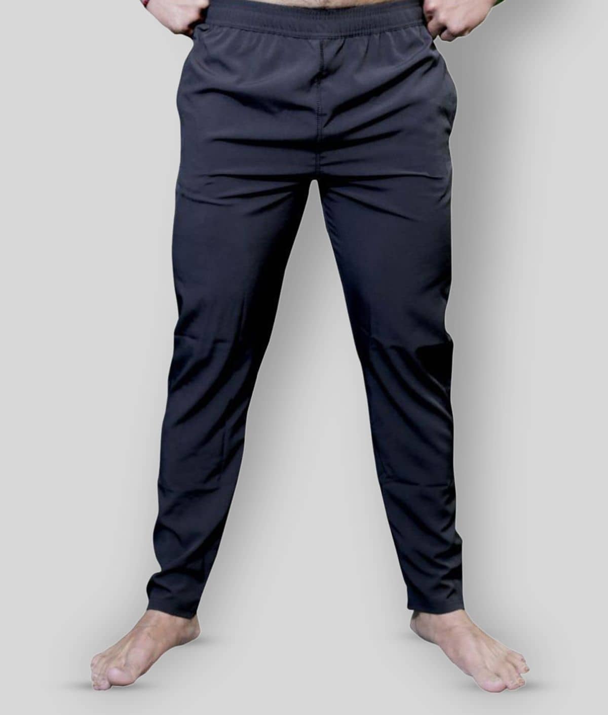 RANBOLT - Black Polyester Men's Trackpants ( Pack of 1 ) - Track Pants | Buy online on ZillyBuy