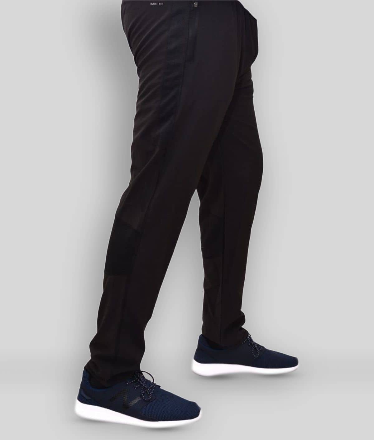 RANBOLT - Black Polyester Men's Trackpants ( Pack of 1 ) - Track Pants | Buy online on ZillyBuy