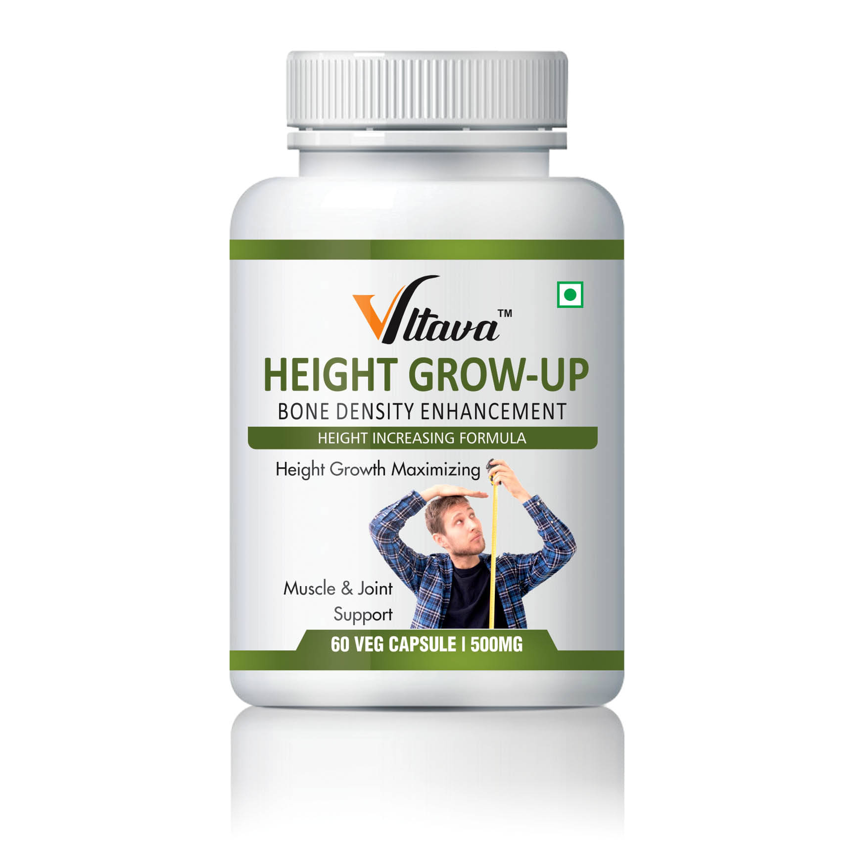     			Vltava Height GROW-UP Herbal Capsule Body Growth Height Increasing 60 mg Unfalvoured Minerals Capsule