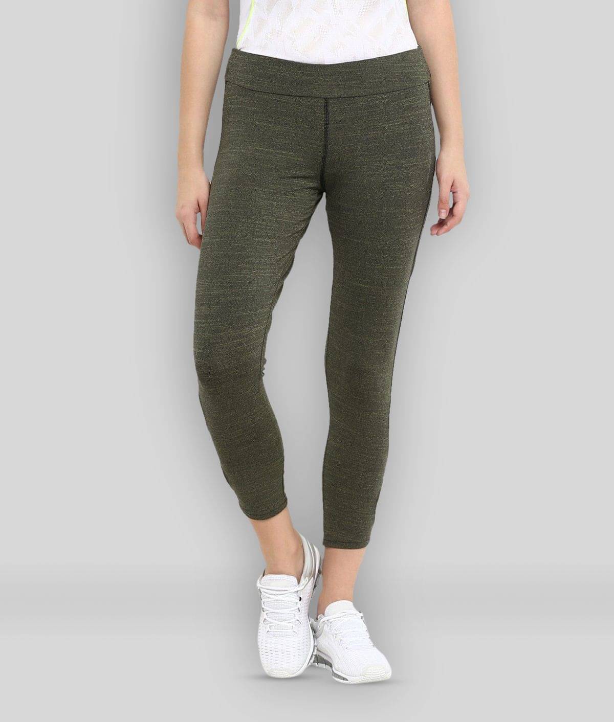     			Alcis Polyester Blend Trackpants - Green