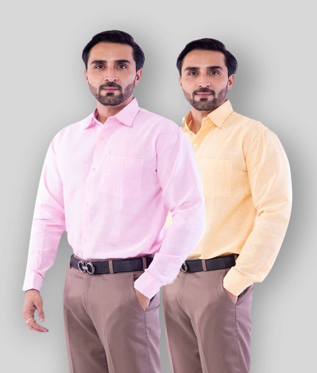 DESHBANDHU DBK - Multicolor Cotton Regular Fit Men's Casual Shirt ( Pack of 2 )