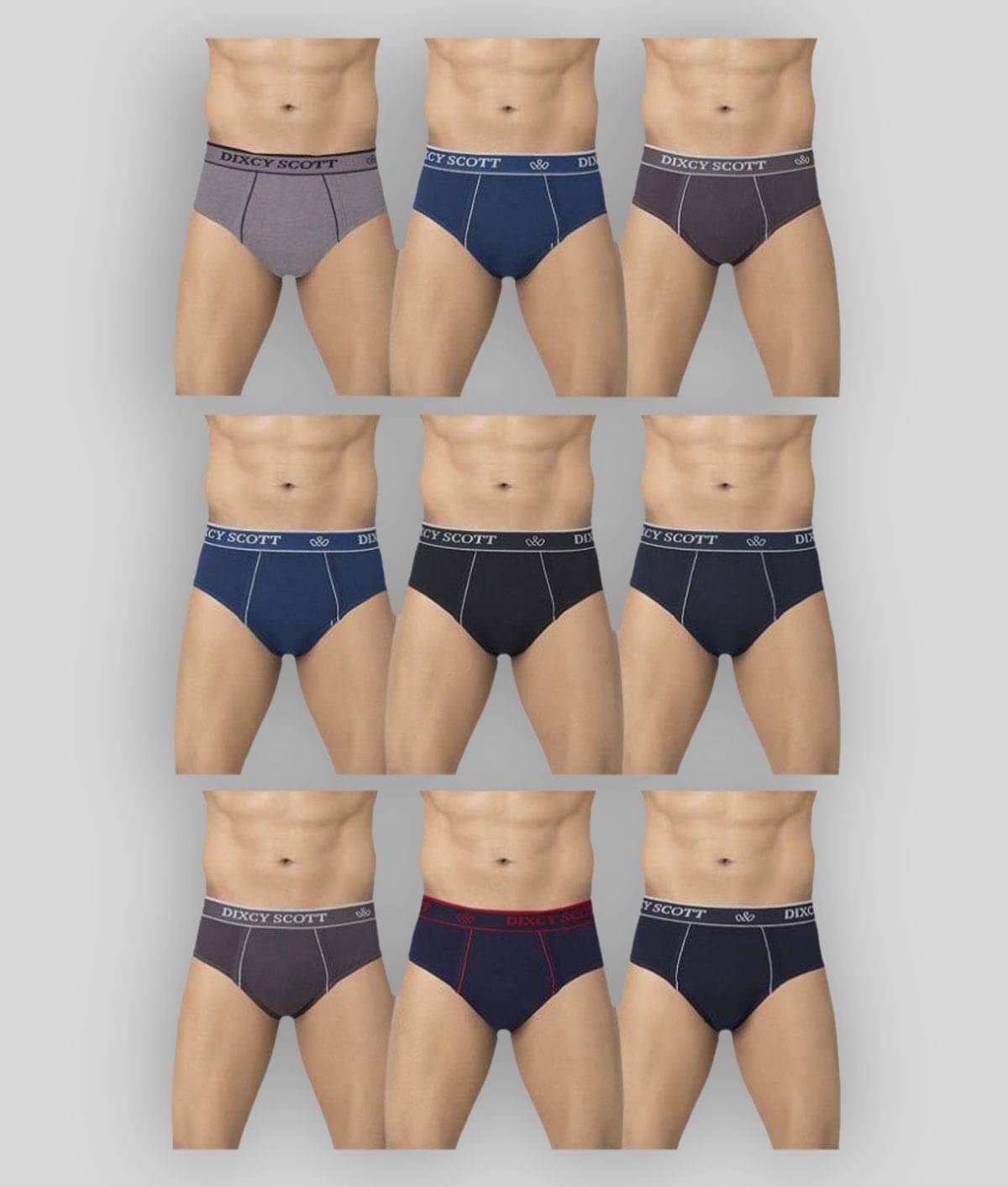 Dixcy Scott Multi Brief Pack of 9 Dixcy Scott Multi Brief Pack of 9