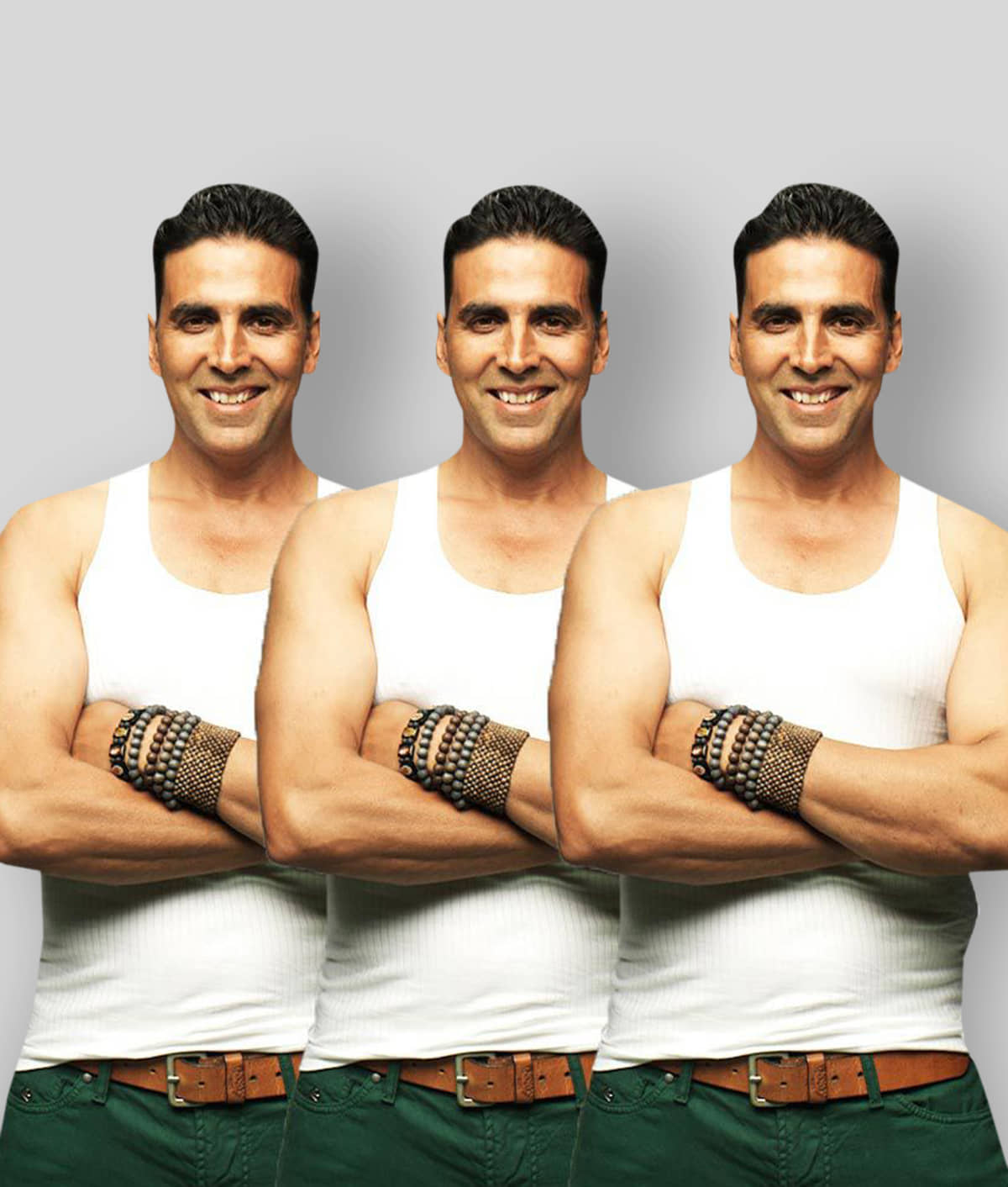 Dollar Club Pack of 3 Cotton Sleeveless vest For Men ( White ) - Nightwear & Loungewear | Buy online on ZillyBuy
