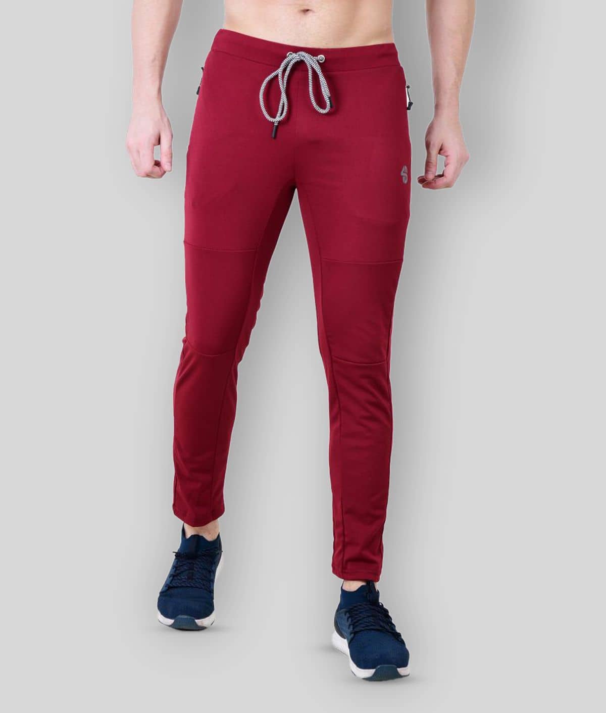 Forbro - Maroon Polyester Men's Trackpants ( Pack of 1 ) - Track Pants | Buy online on ZillyBuy