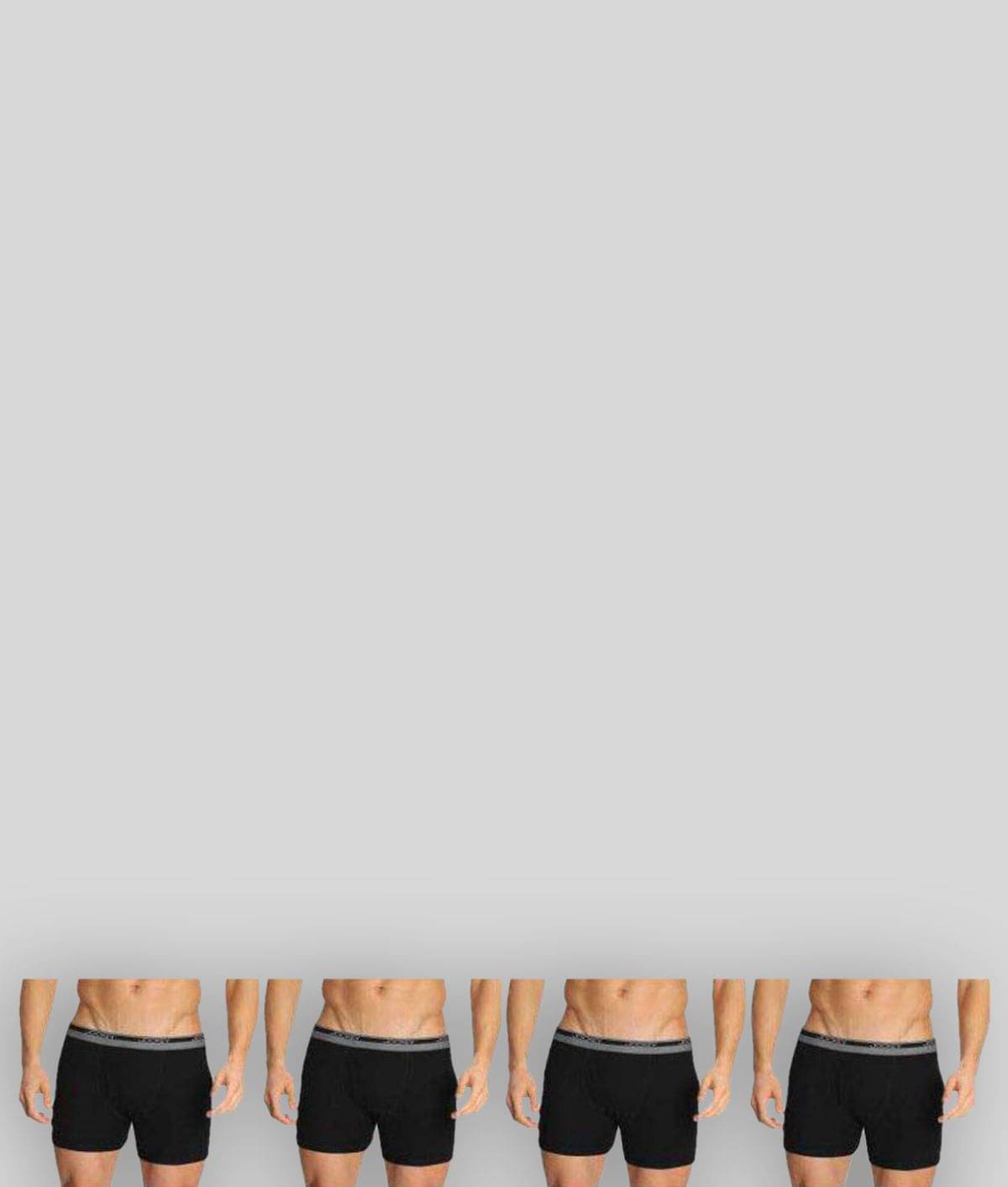 Jockey Black Trunk Pack of 4 Jockey Black Trunk Pack of 4