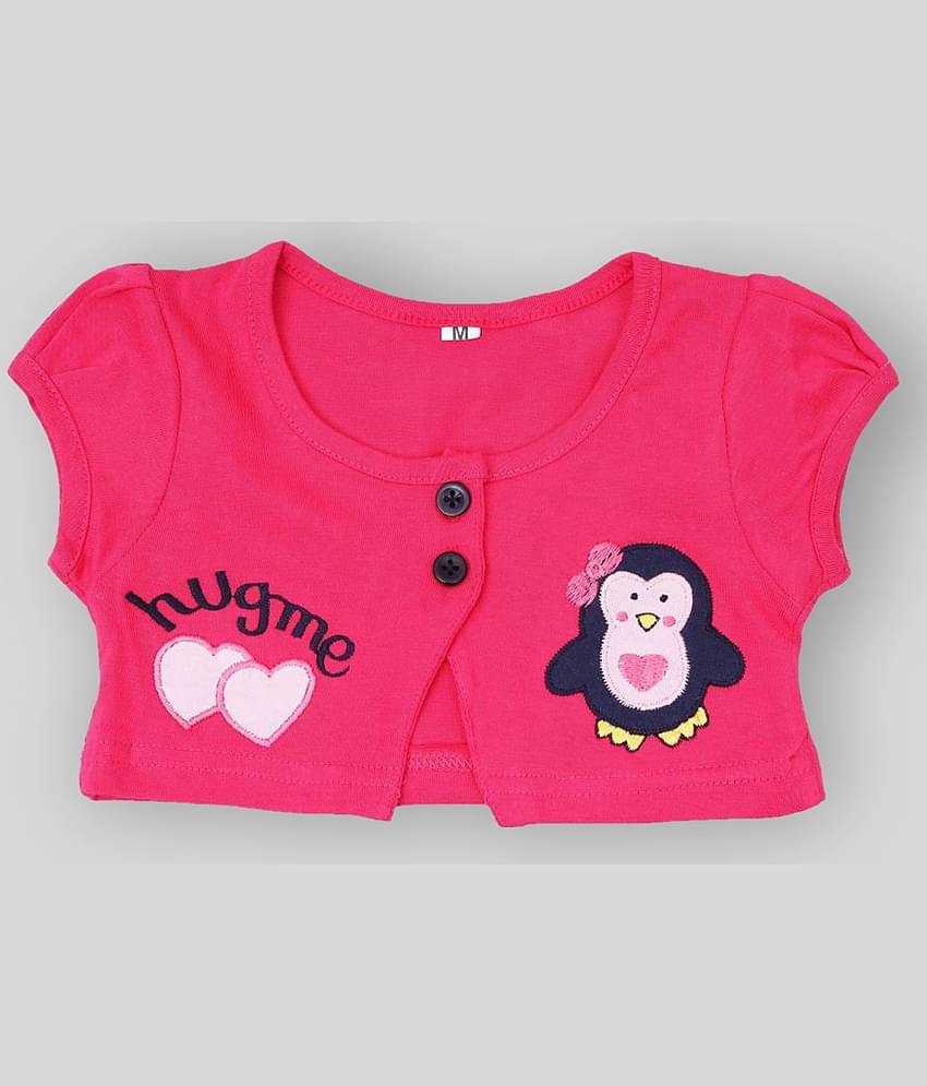 NammaBaby Baby Girls Cotton Blend Dresses ( Pink )