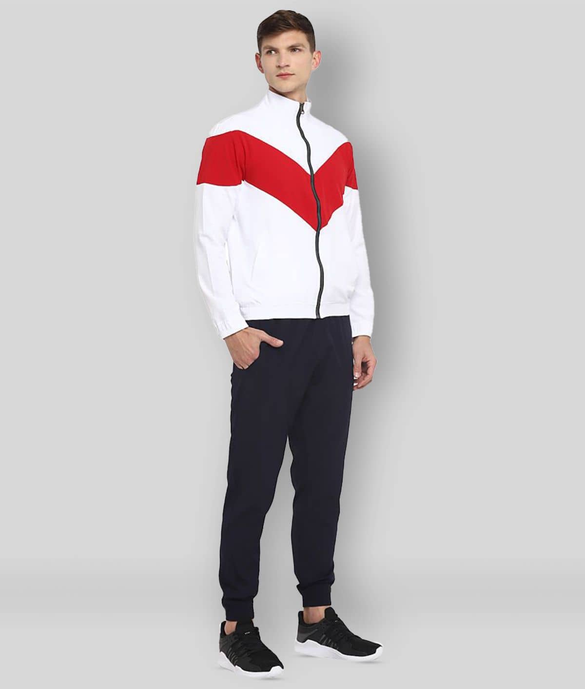 OFF LIMITS - Multicolor Polyester Regular Fit Colorblock Men's Sports Tracksuit ( Pack of 1 )