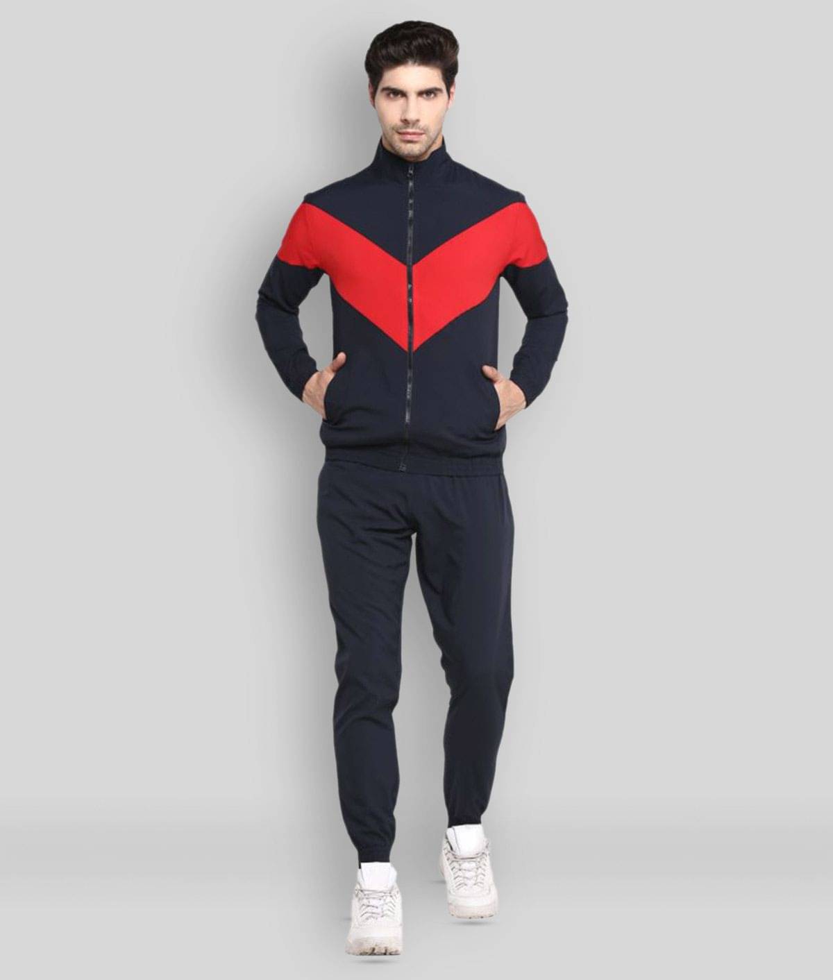 OFF LIMITS - Multicolor Polyester Regular Fit Colorblock Men's Sports Tracksuit ( Pack of 1 )     			OFF LIMITS - Multicolor Polyester Regular Fit Colorblock Men's Sports Tracksuit ( Pack of 1 )