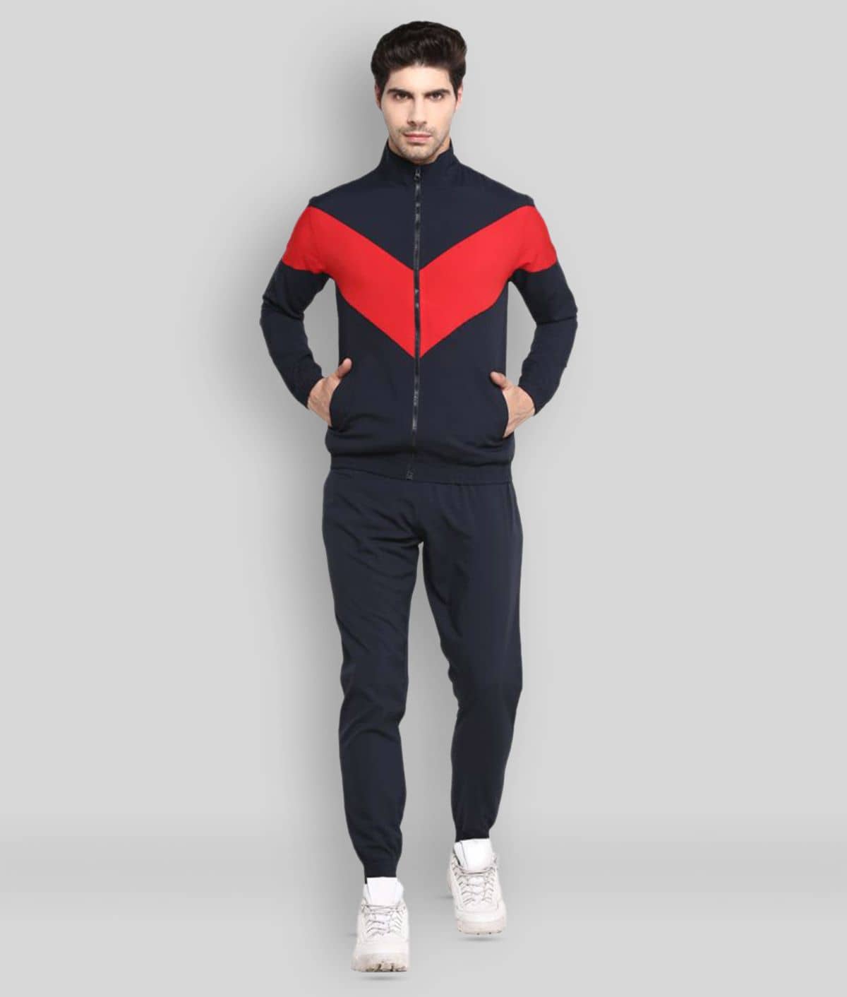 OFF LIMITS - Multicolor Polyester Regular Fit Colorblock Men's Sports Tracksuit ( Pack of 1 )