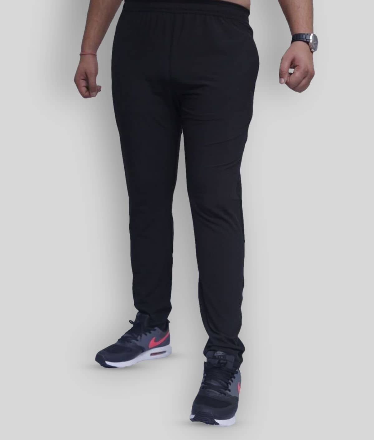 RANBOLT - Black Polyester Men's Trackpants ( Pack of 1 ) - Track Pants | Buy online on ZillyBuy