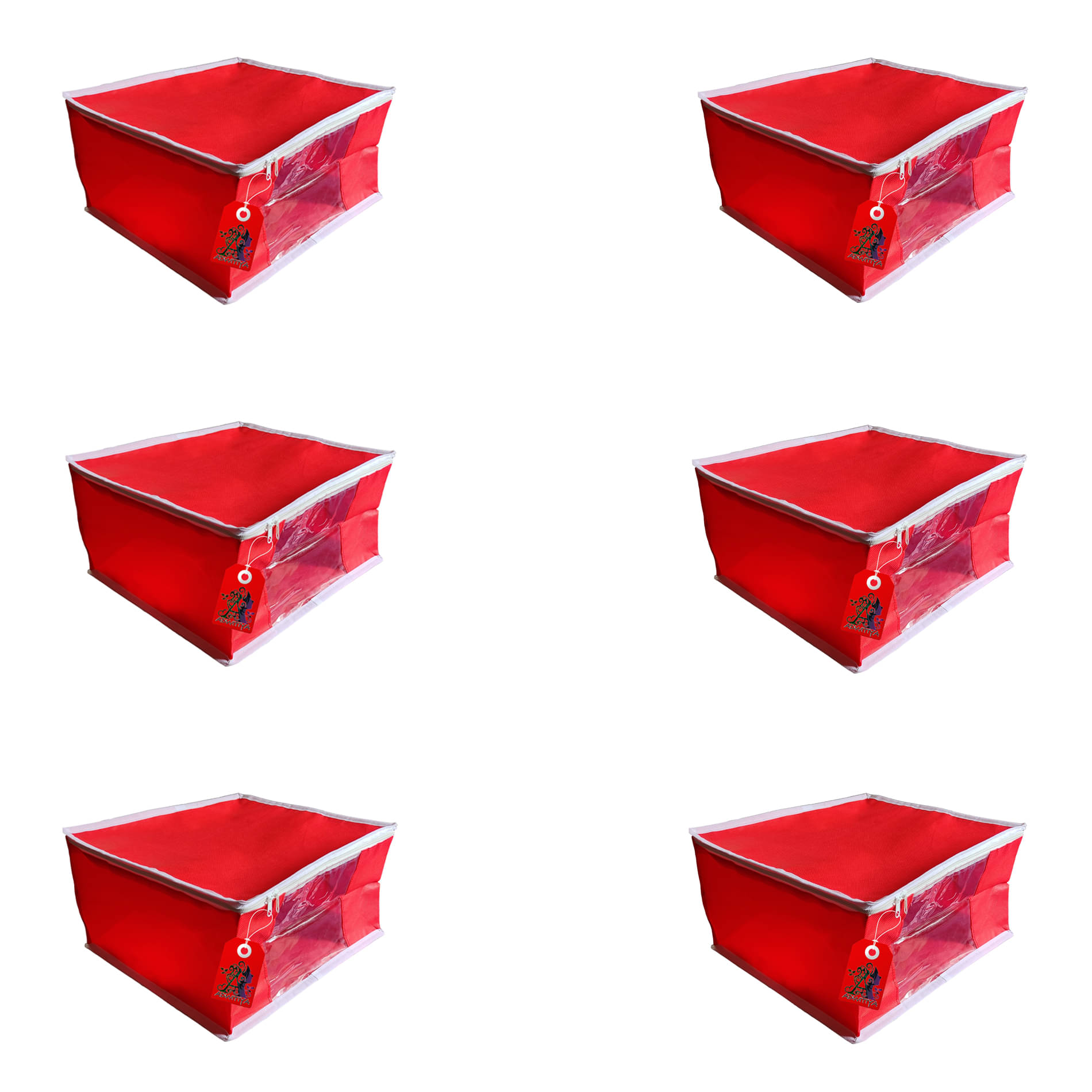 ADWITIYA - Closet Organizers ( Pack of 6 ) ADWITIYA - Closet Organizers ( Pack of 6 )