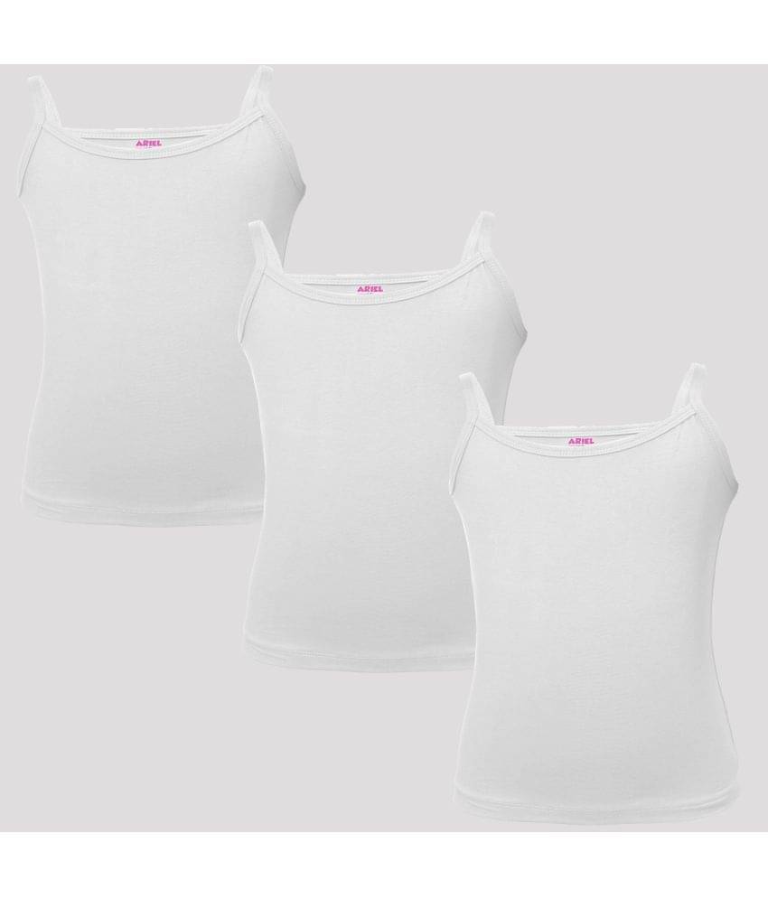     			Ariel Pack of 3 Girls 100% Cotton ( Multicolor )