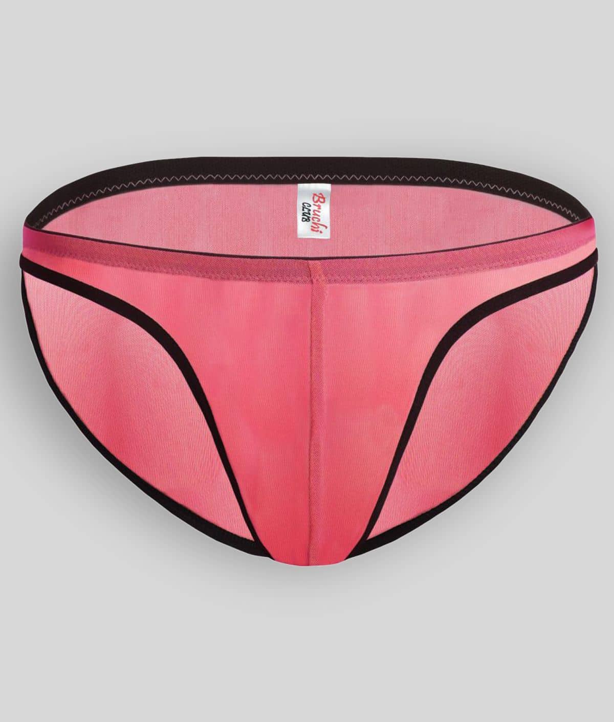 Bruchi Club Pack of 1 Lycra Briefs For Men's ( Coral )