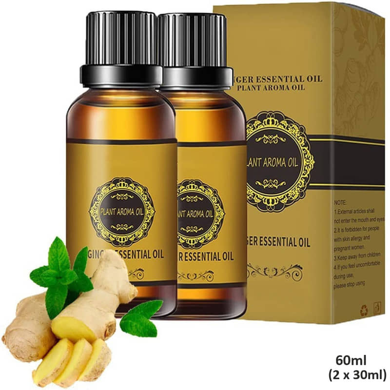 Donnara Organics Ginger Essential oil For Belly Fat Shaping & Firming Gel 60 mL