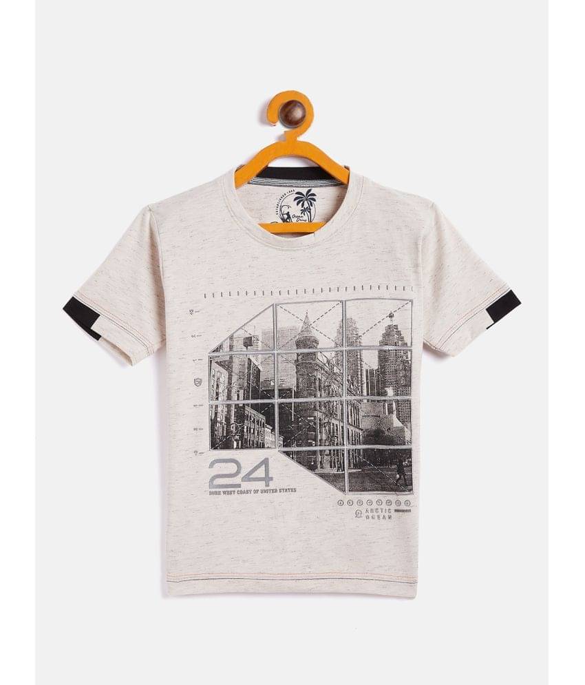     			Duke Pack of 1 Boys Cotton Blend T-Shirt ( Cream )