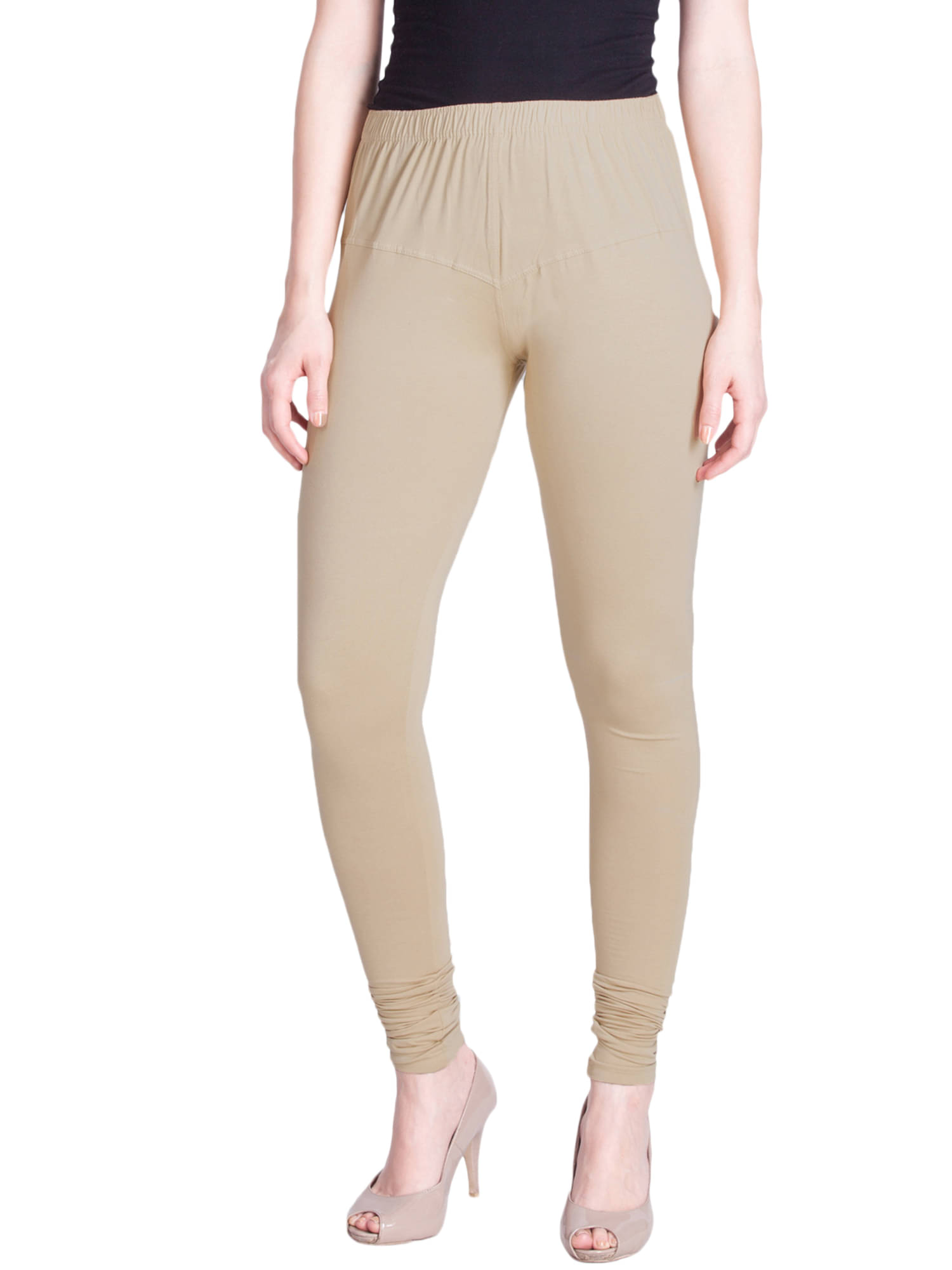     			Lux Lyra - Beige Cotton Women's Leggings ( Pack of 1 )
