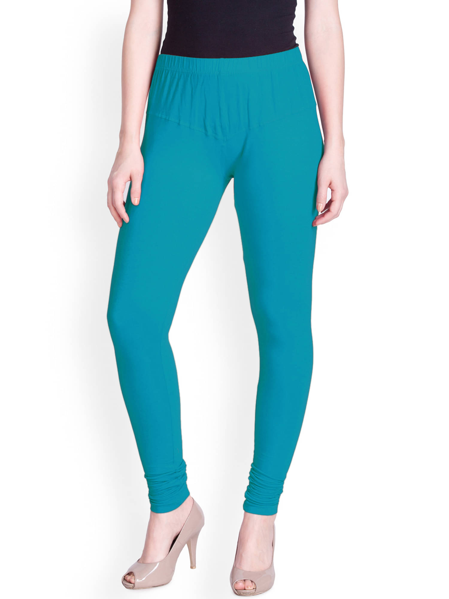     			Lux Lyra - Blue Cotton Women's Leggings ( Pack of 1 )
