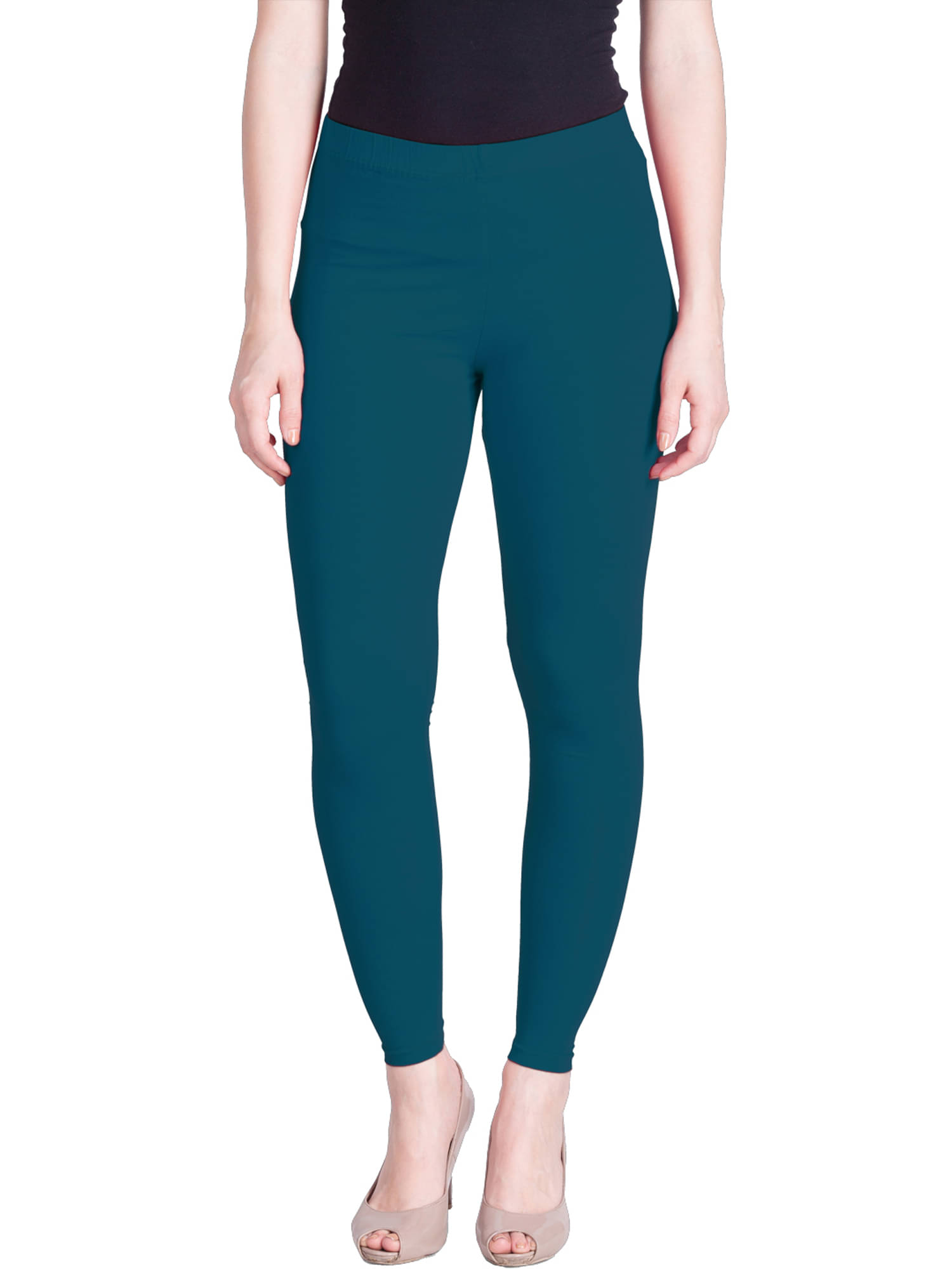     			Lux Lyra - Blue Cotton Women's Leggings ( Pack of 1 )