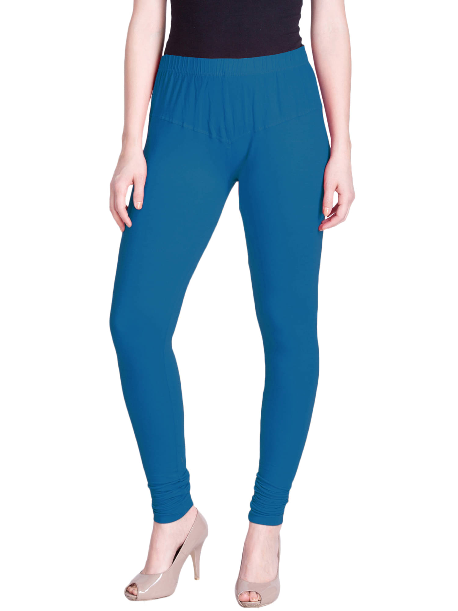     			Lux Lyra - Blue Cotton Women's Leggings ( Pack of 1 )