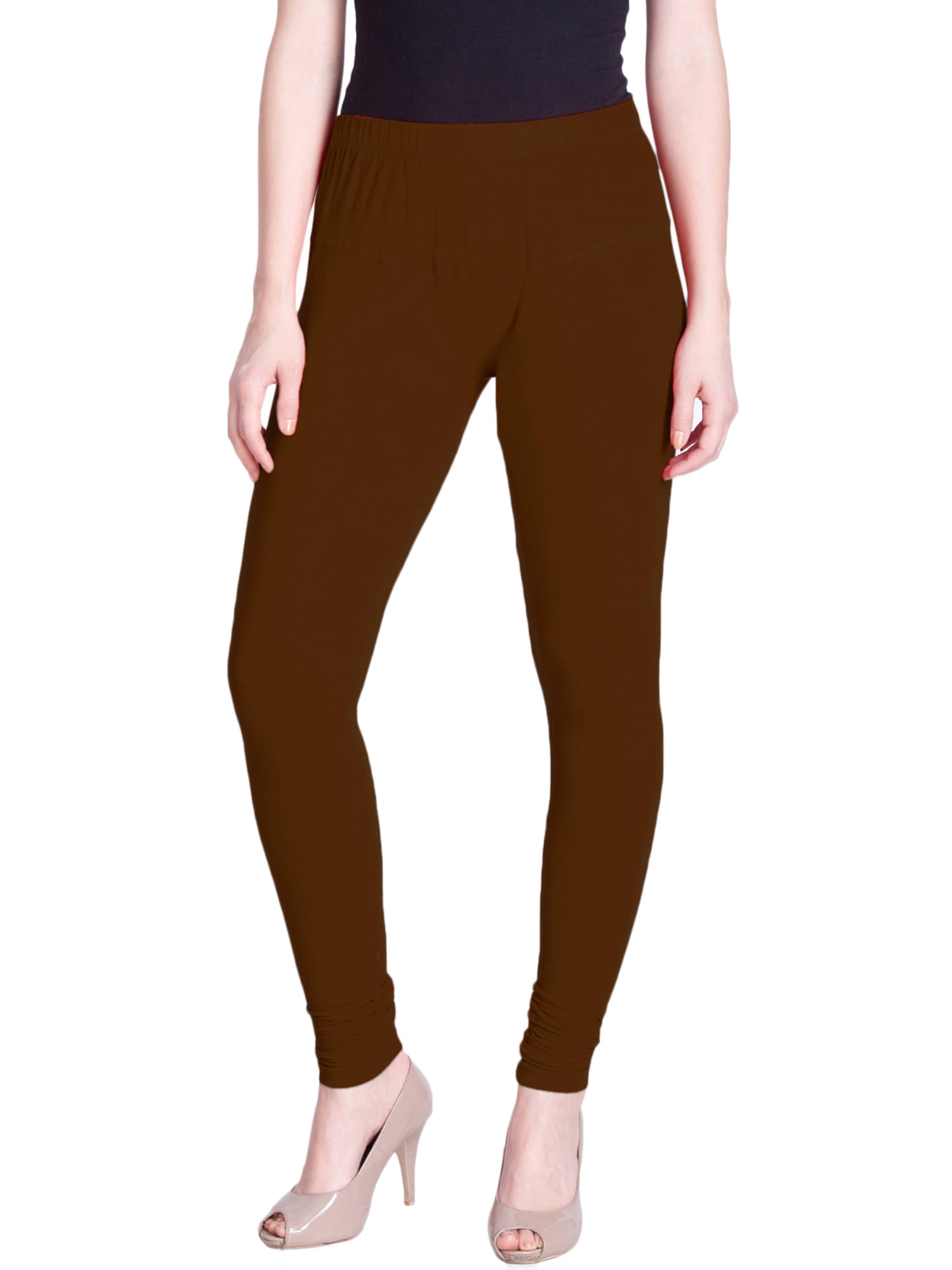     			Lux Lyra - Brown Cotton Women's Leggings ( Pack of 1 )
