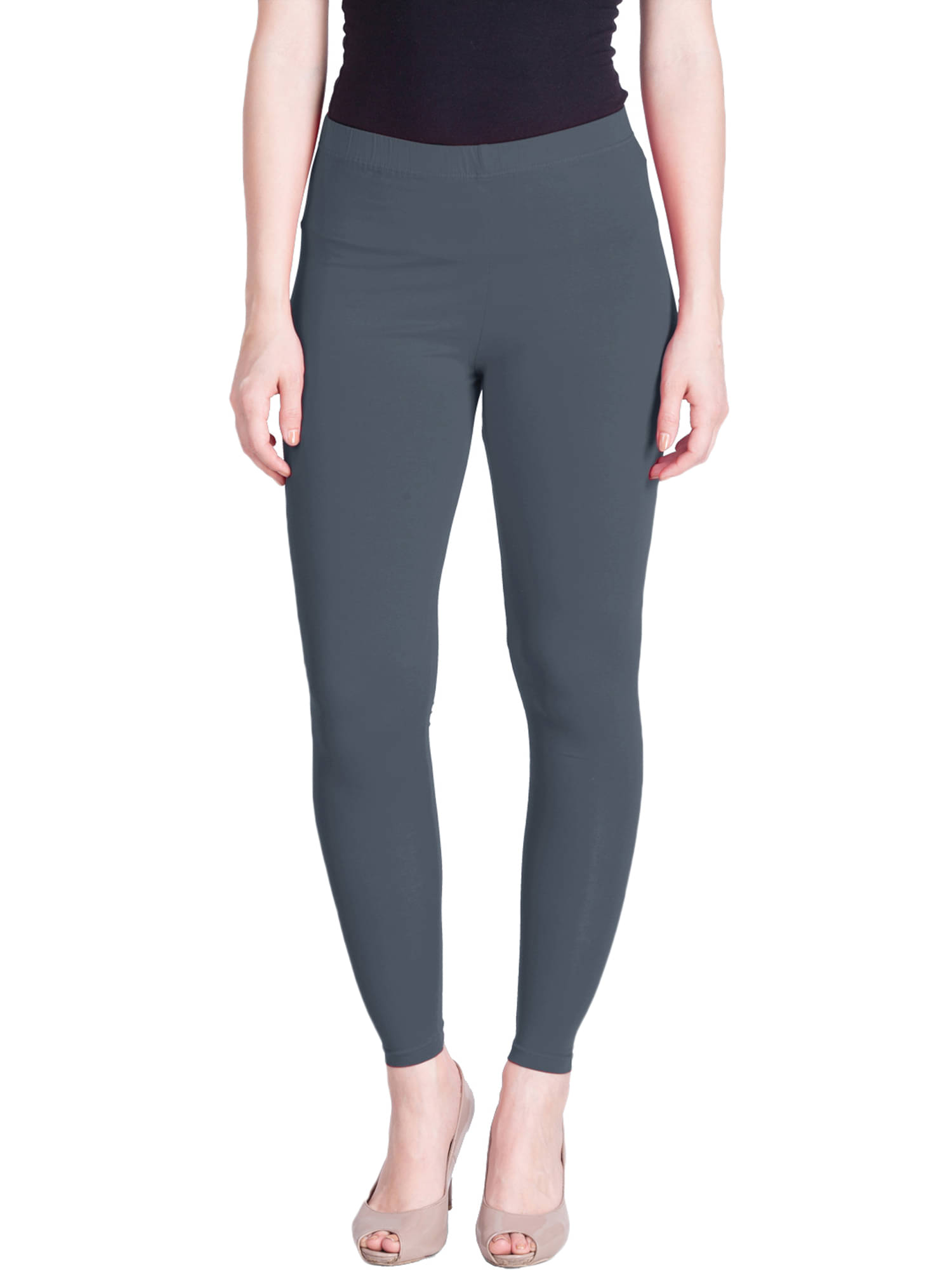     			Lux Lyra - Charcoal Cotton Women's Leggings ( Pack of 1 )