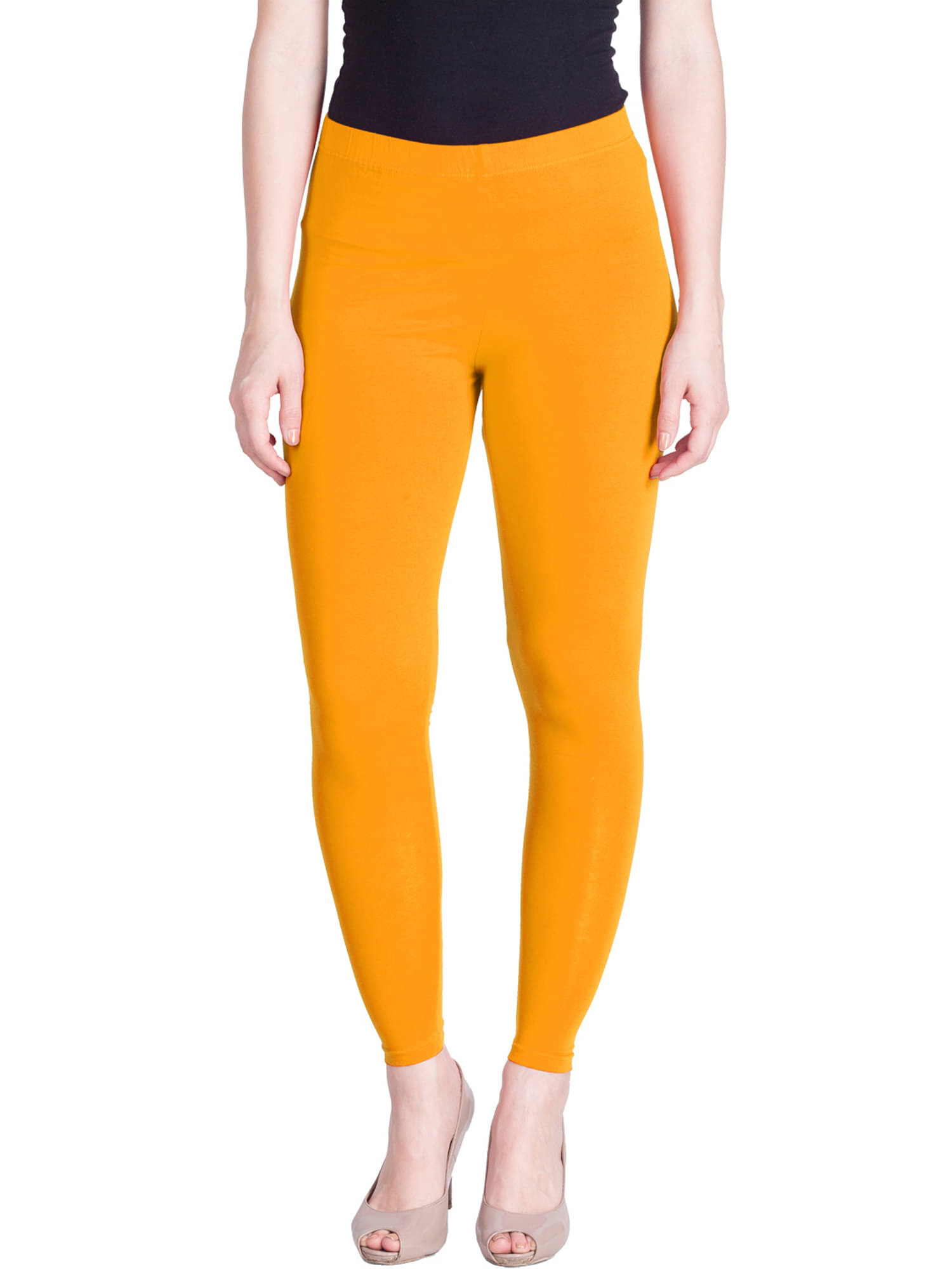     			Lux Lyra - Gold Cotton Women's Leggings ( Pack of 1 )