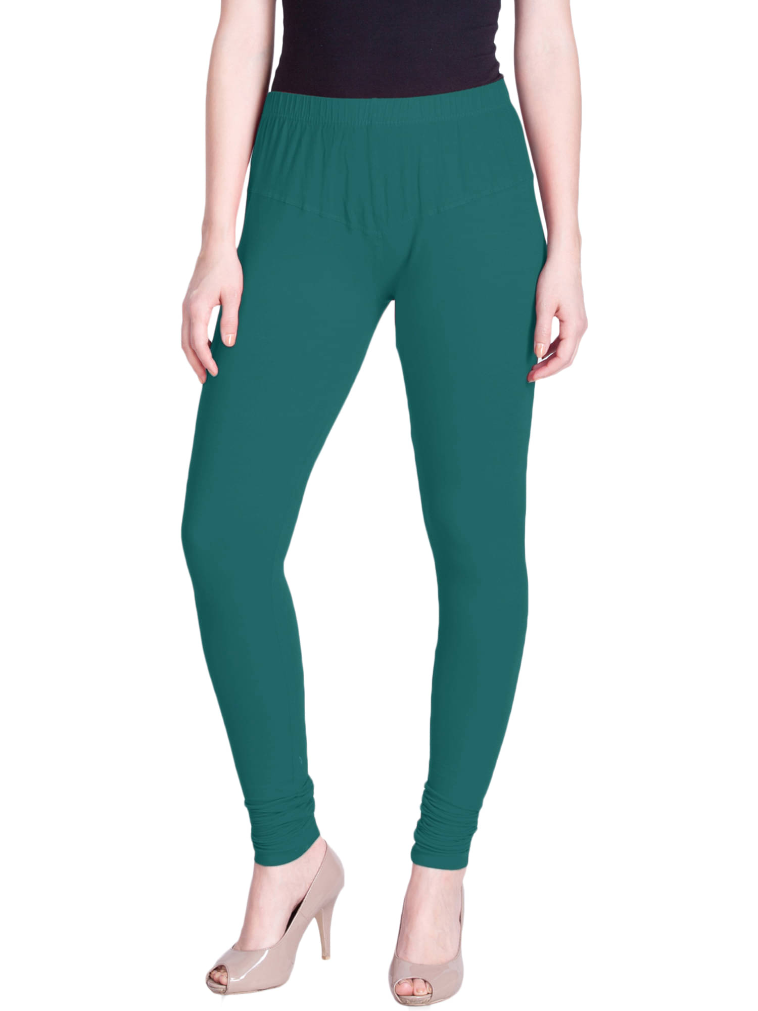     			Lux Lyra - Green Cotton Women's Leggings ( Pack of 1 )