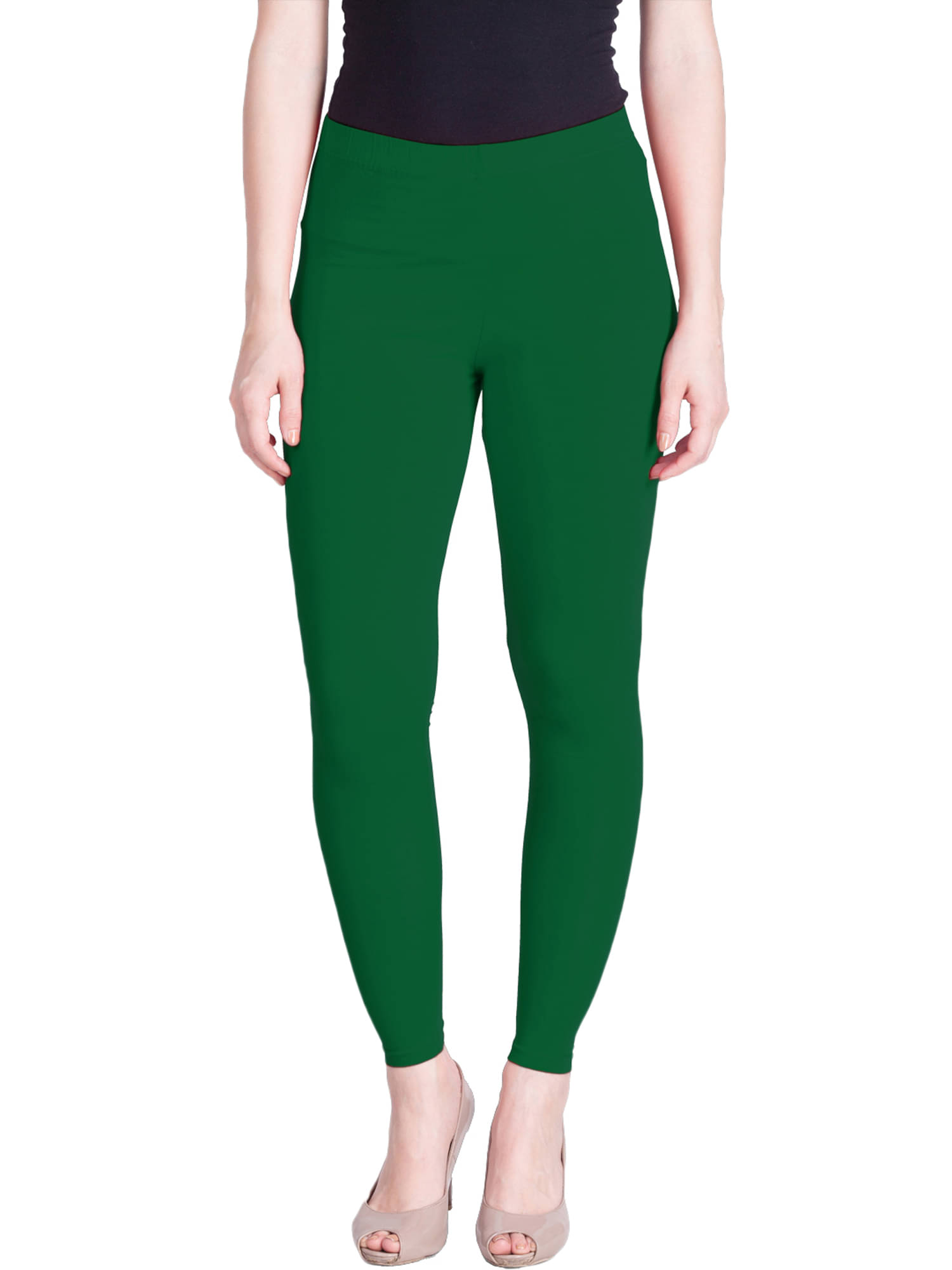     			Lux Lyra - Green Cotton Women's Leggings ( Pack of 1 )
