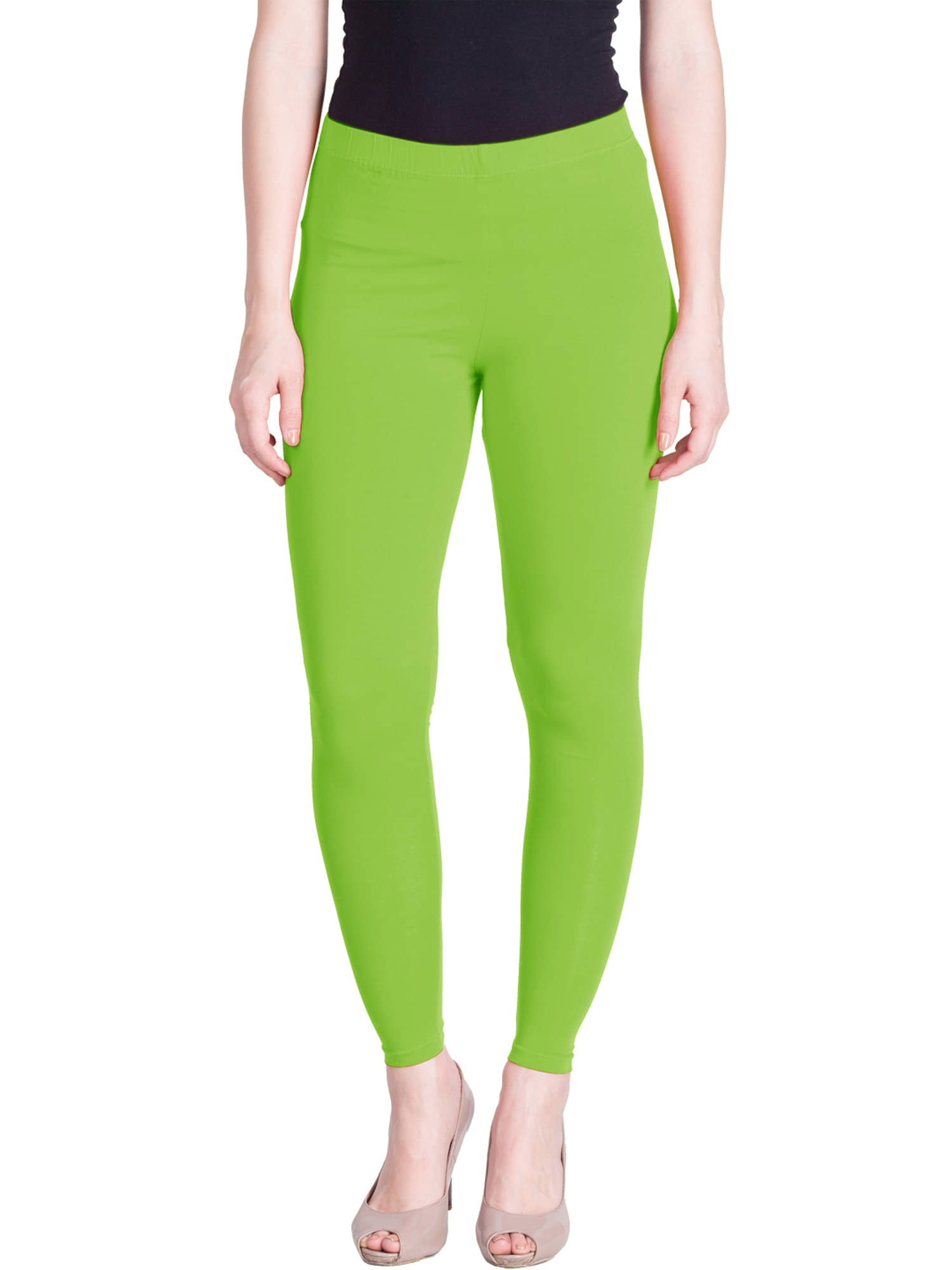    			Lux Lyra - Green Cotton Women's Leggings ( Pack of 1 )