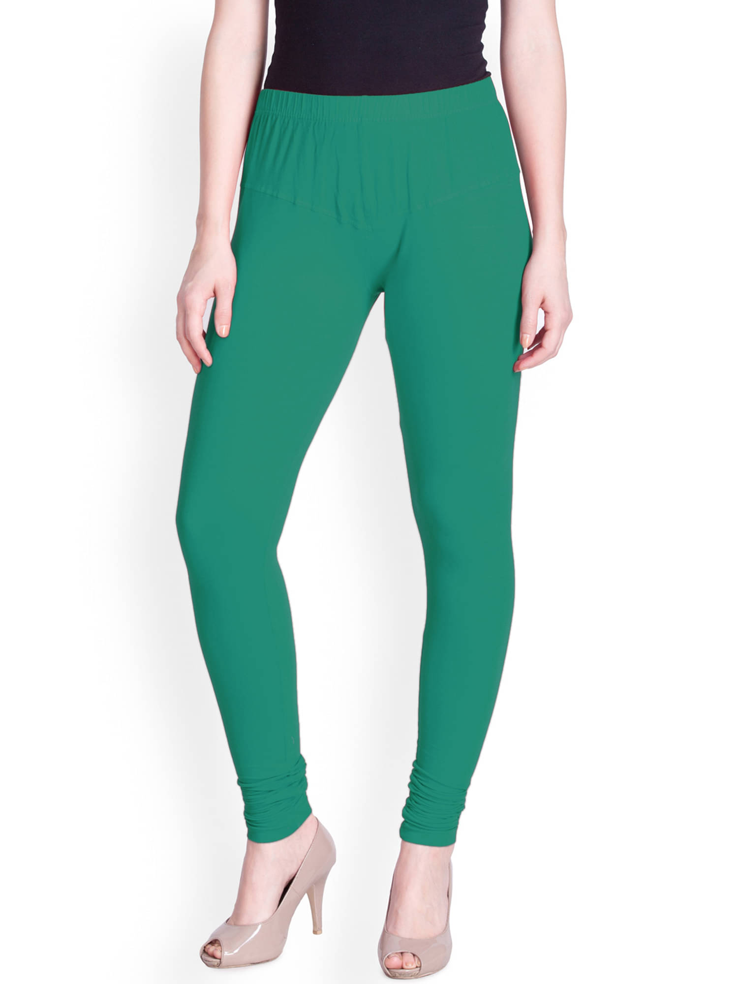     			Lux Lyra - Green Cotton Women's Leggings ( Pack of 1 )