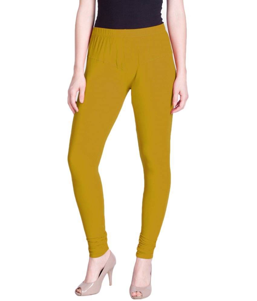     			Lux Lyra - Khaki Cotton Women's Leggings ( Pack of 1 )