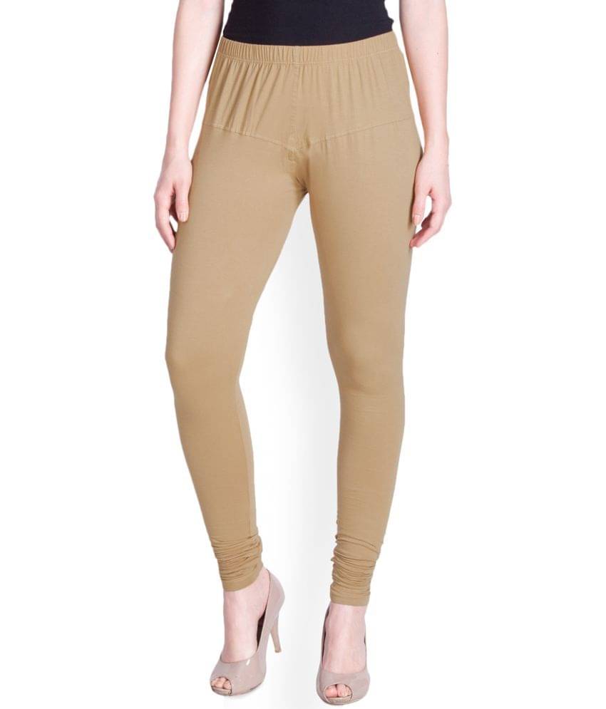    			Lux Lyra - Khaki Cotton Women's Leggings ( Pack of 1 )