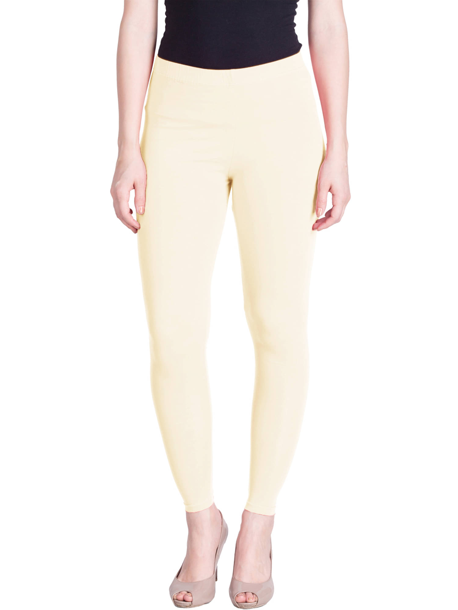     			Lux Lyra - Khaki Cotton Women's Leggings ( Pack of 1 )