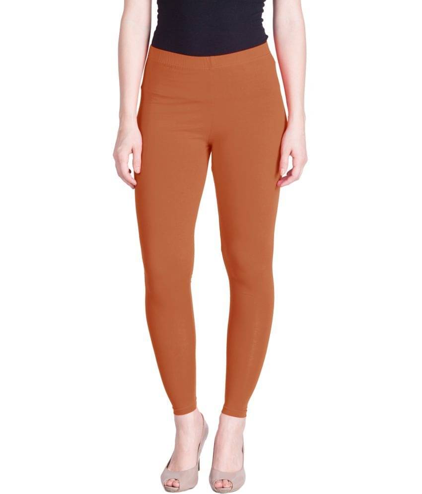     			Lux Lyra - Khaki Cotton Women's Leggings ( Pack of 1 )