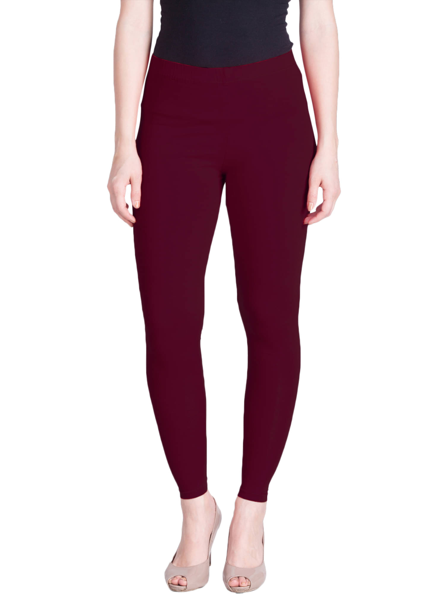     			Lux Lyra - Mauve Cotton Women's Leggings ( Pack of 1 )
