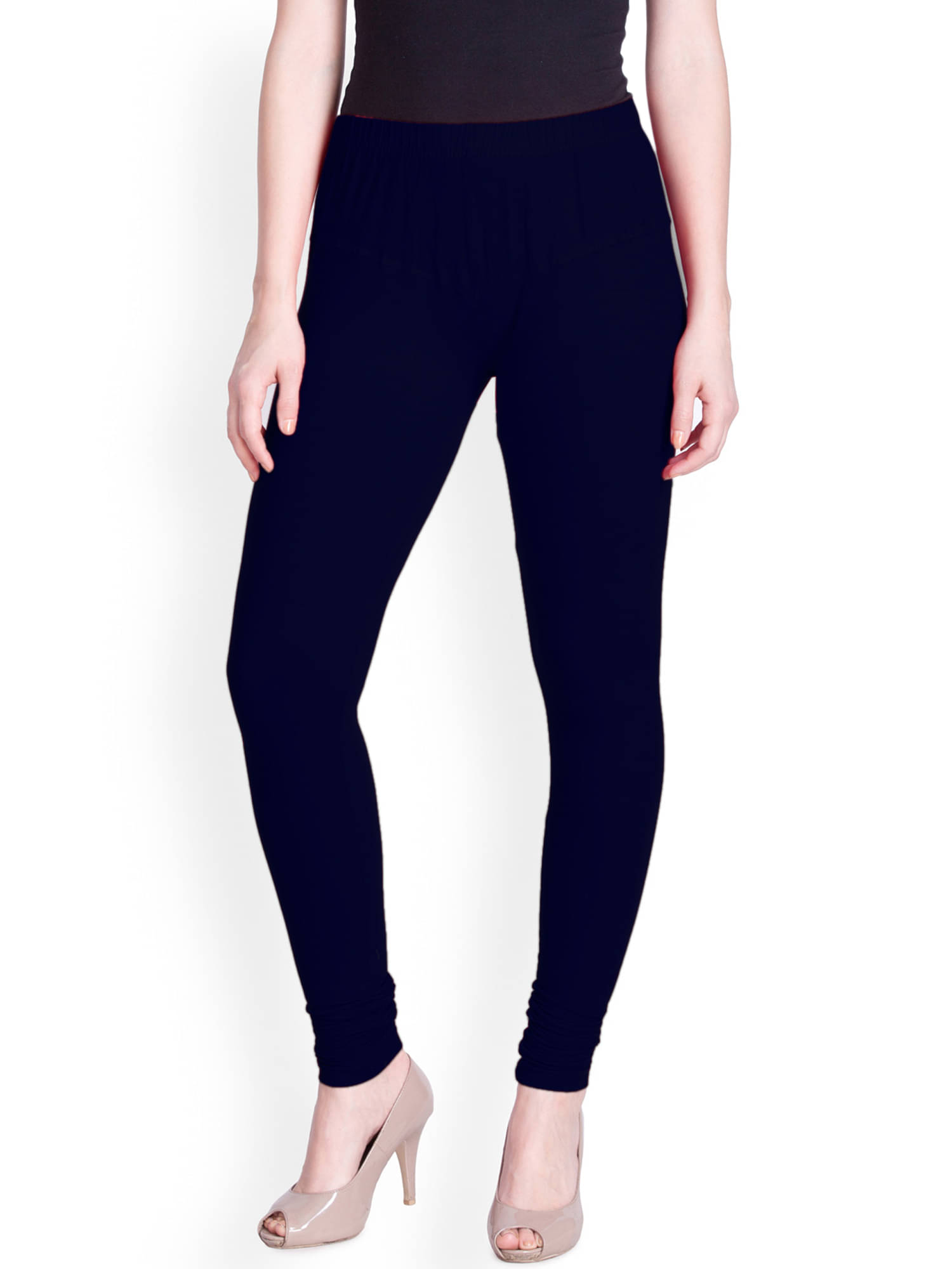     			Lux Lyra - Navy Blue Cotton Women's Leggings ( Pack of 1 )