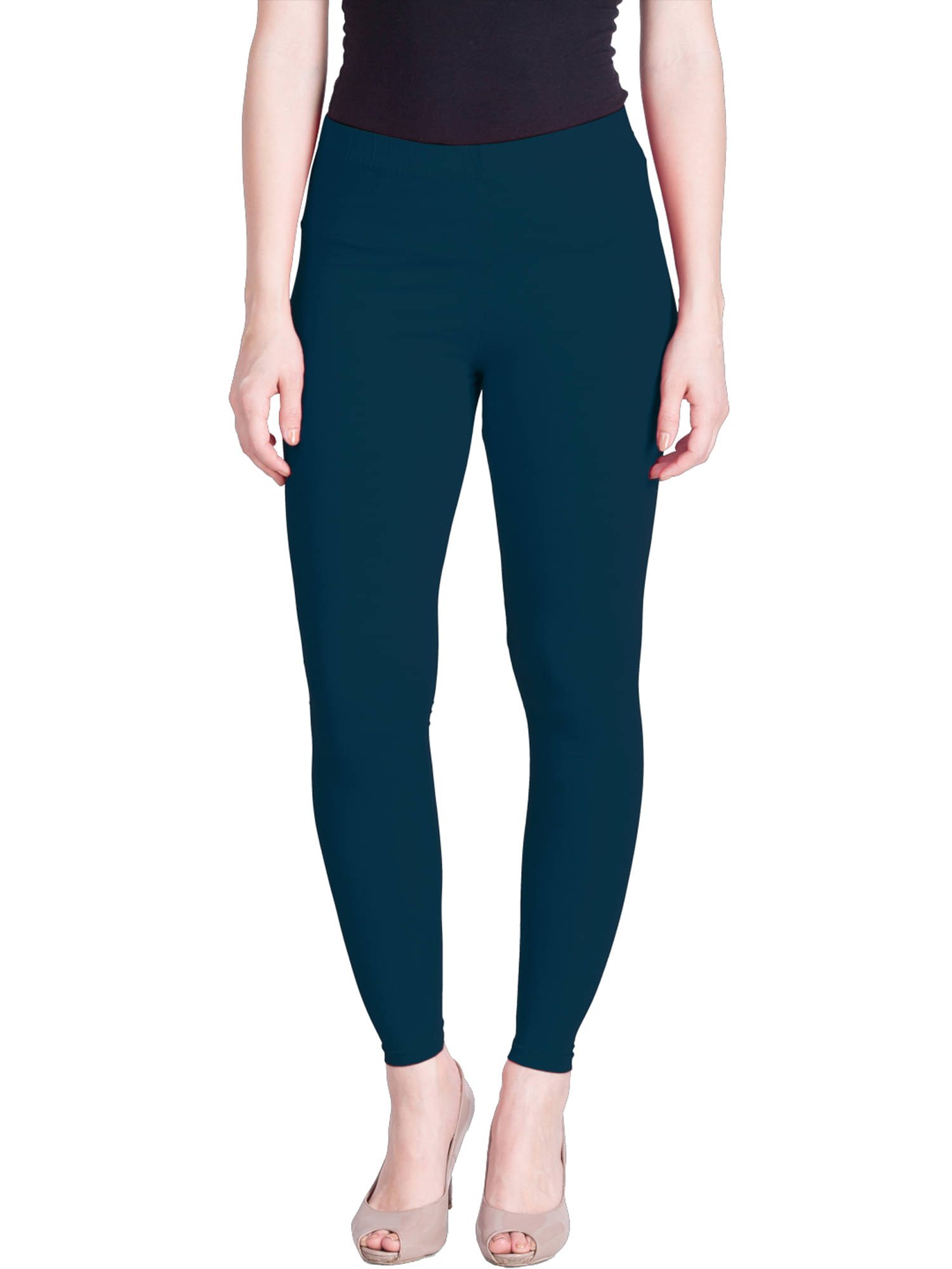     			Lux Lyra - Navy Blue Cotton Women's Leggings ( Pack of 1 )