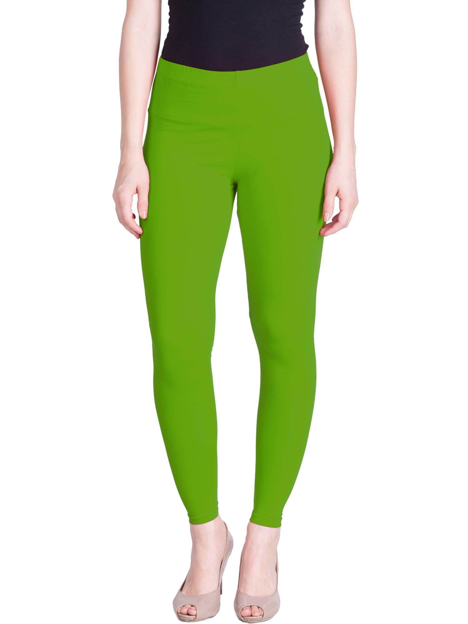     			Lux Lyra - Olive Cotton Women's Leggings ( Pack of 1 )