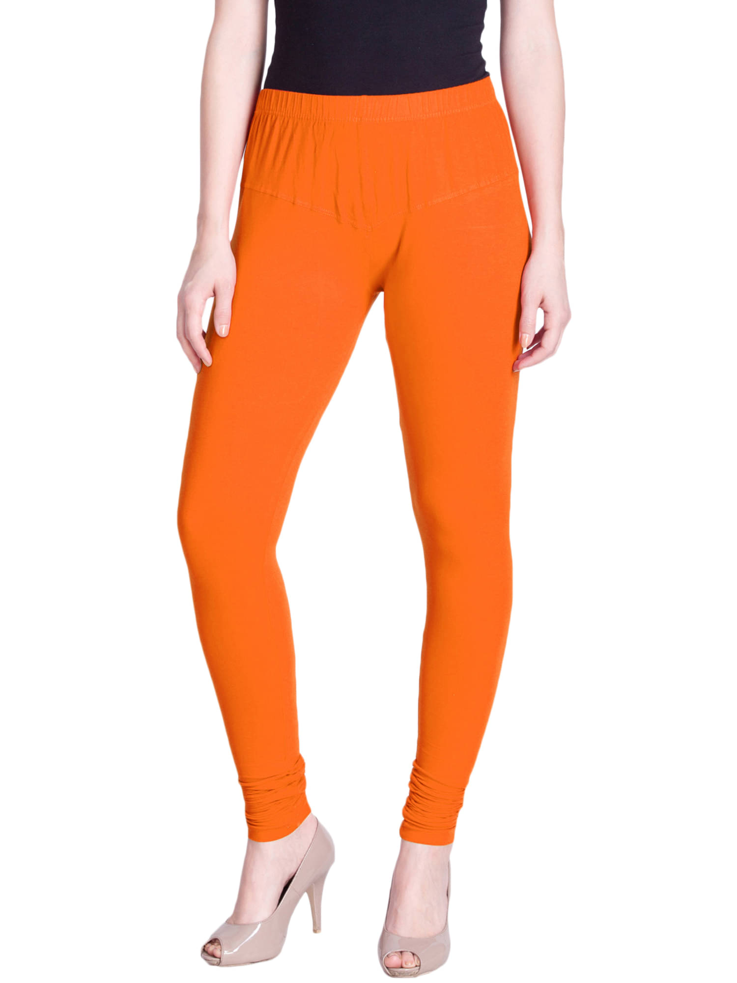     			Lux Lyra - Orange Cotton Women's Leggings ( Pack of 1 )