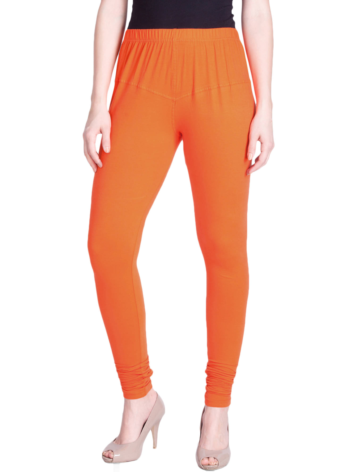     			Lux Lyra - Orange Cotton Women's Leggings ( Pack of 1 )