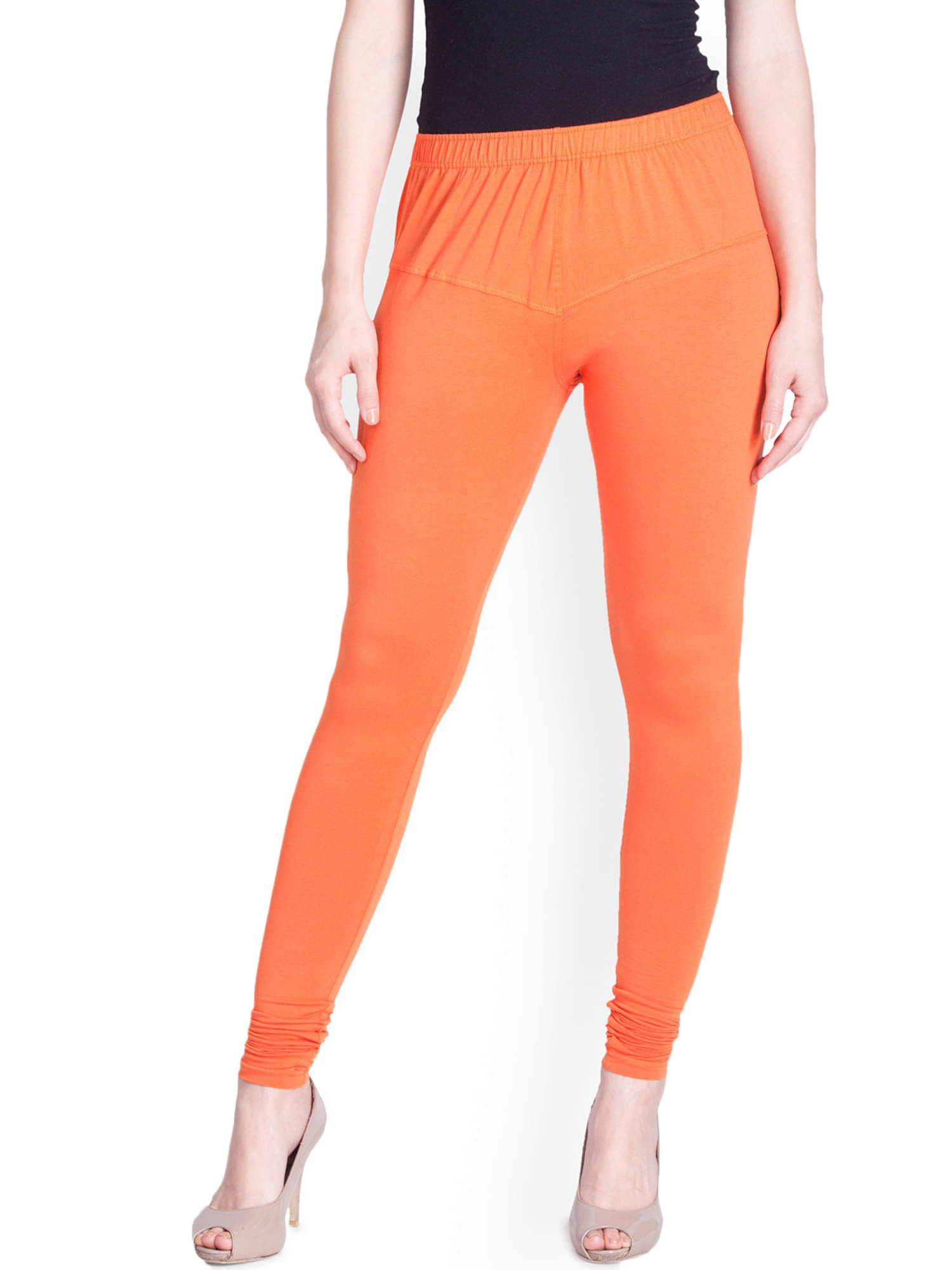     			Lux Lyra - Orange Cotton Women's Leggings ( Pack of 1 )