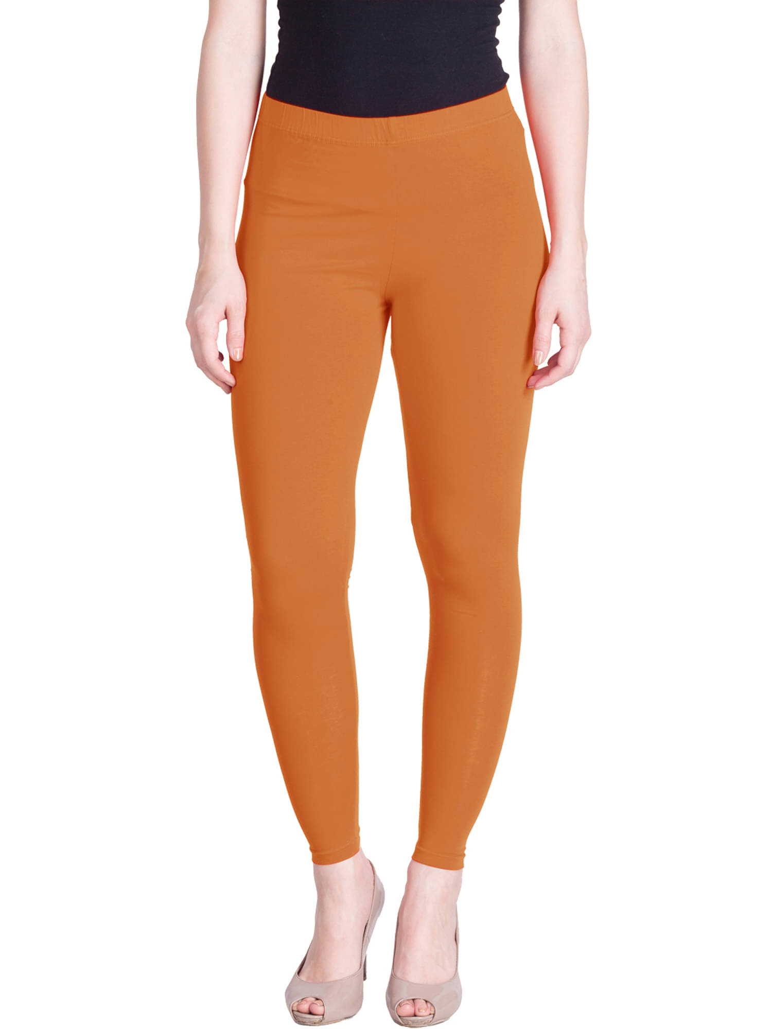     			Lux Lyra - Orange Cotton Women's Leggings ( Pack of 1 )
