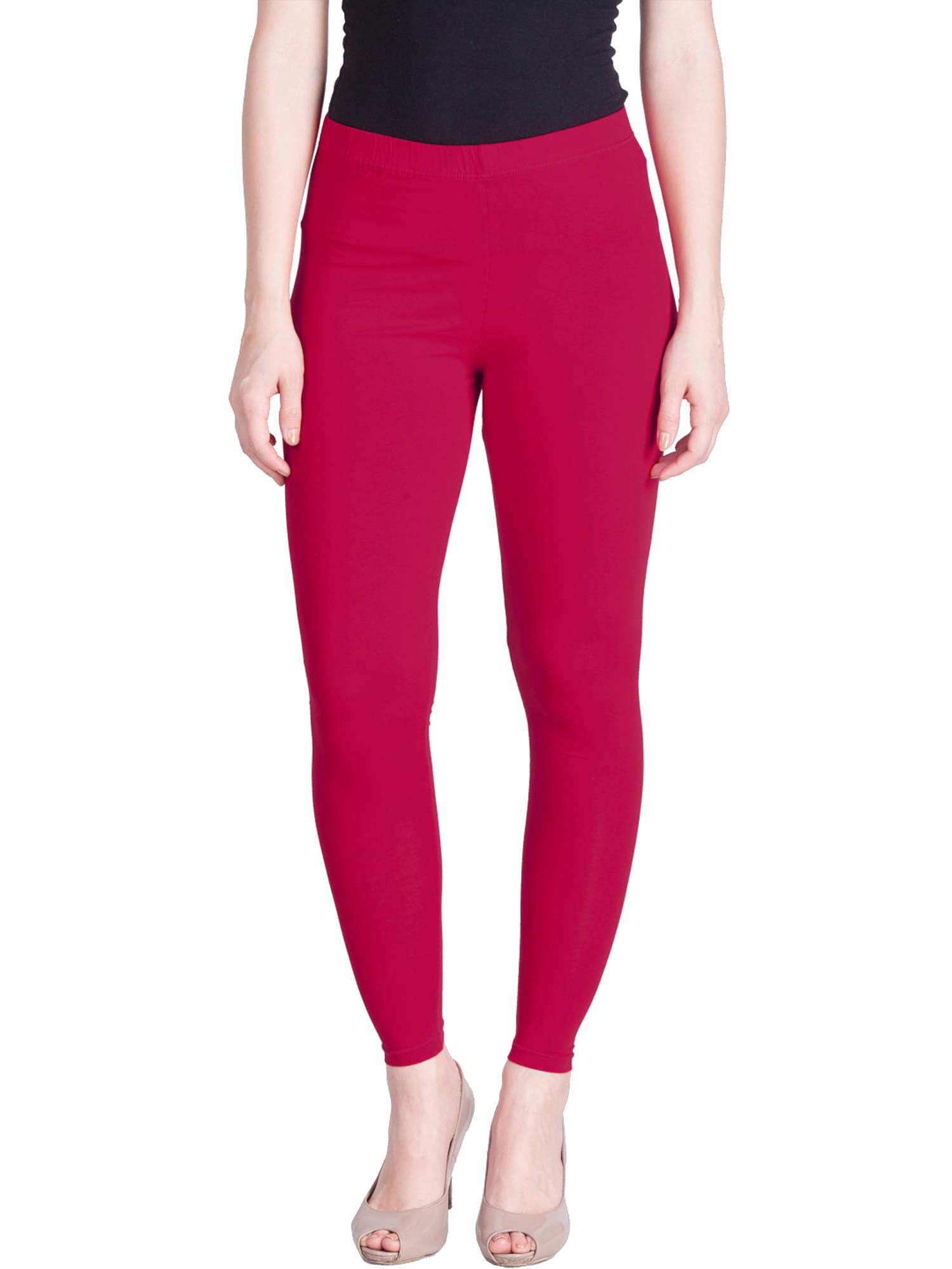     			Lux Lyra - Pink Cotton Women's Leggings ( Pack of 1 )