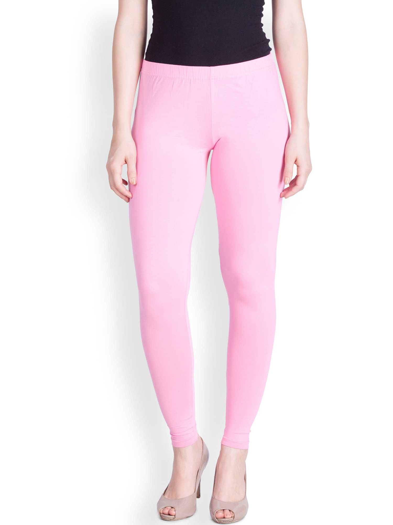     			Lux Lyra - Pink Cotton Women's Leggings ( Pack of 1 )