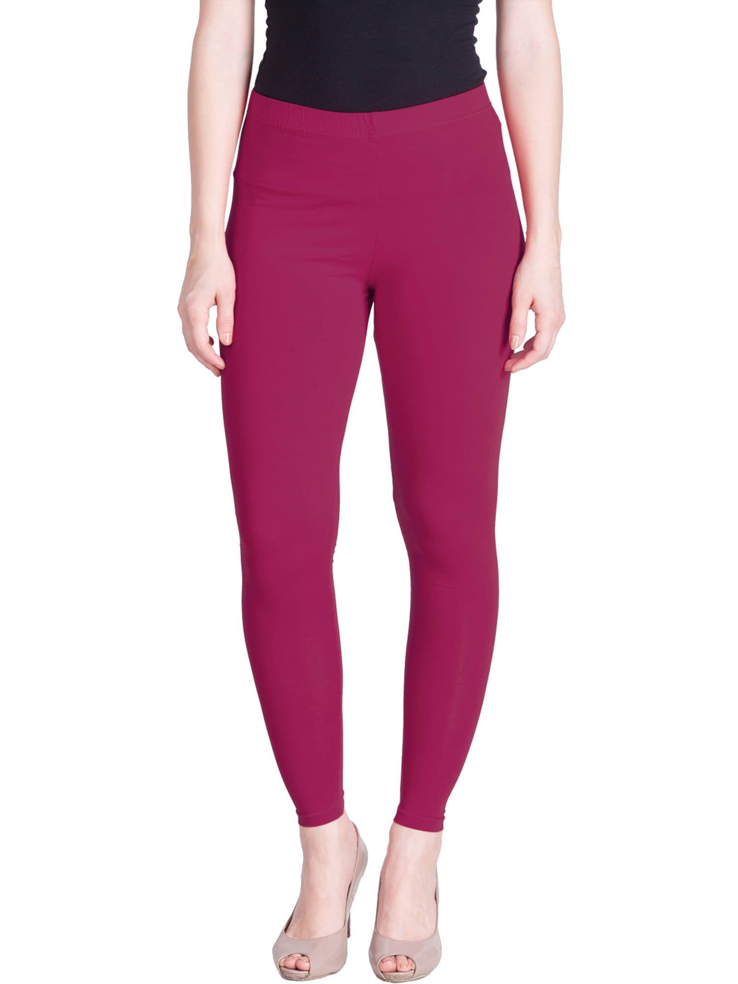    			Lux Lyra - Pink Cotton Women's Leggings ( Pack of 1 )